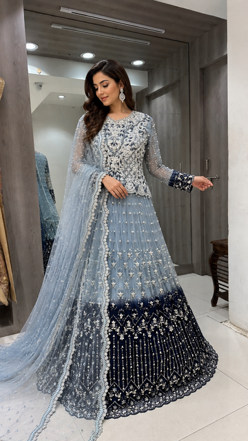 Pastel Blue Gown