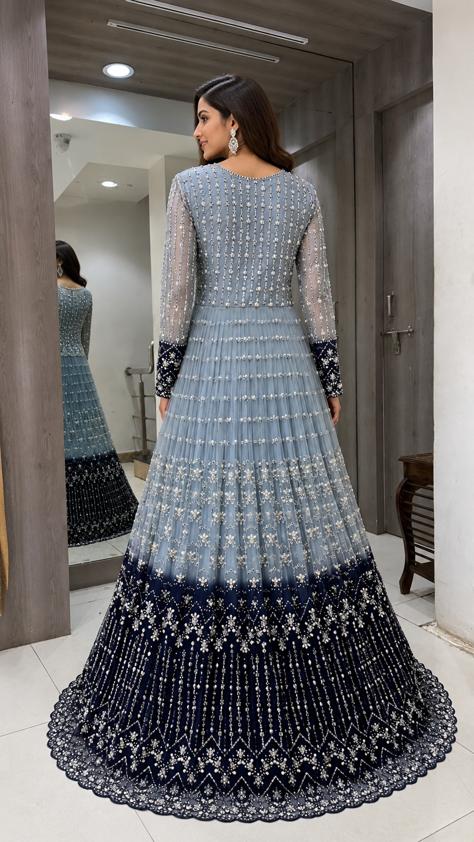 Pastel Blue Gown