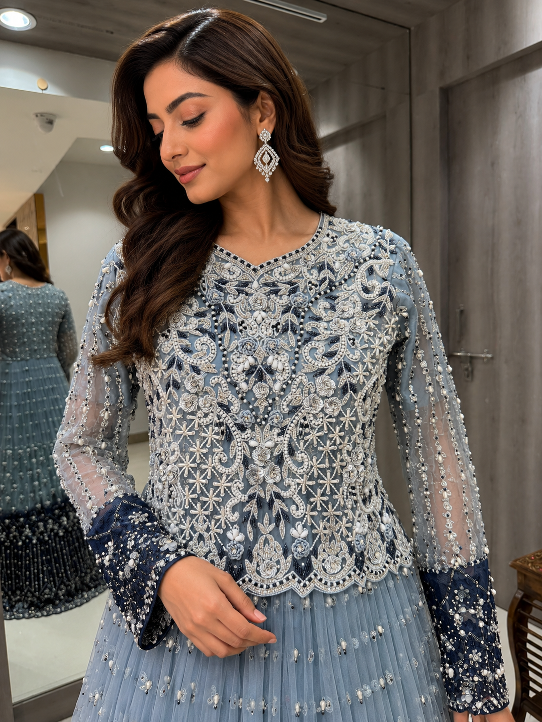 Pastel Blue Gown