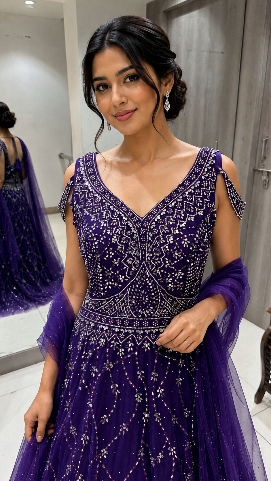 Royal Purple Gown