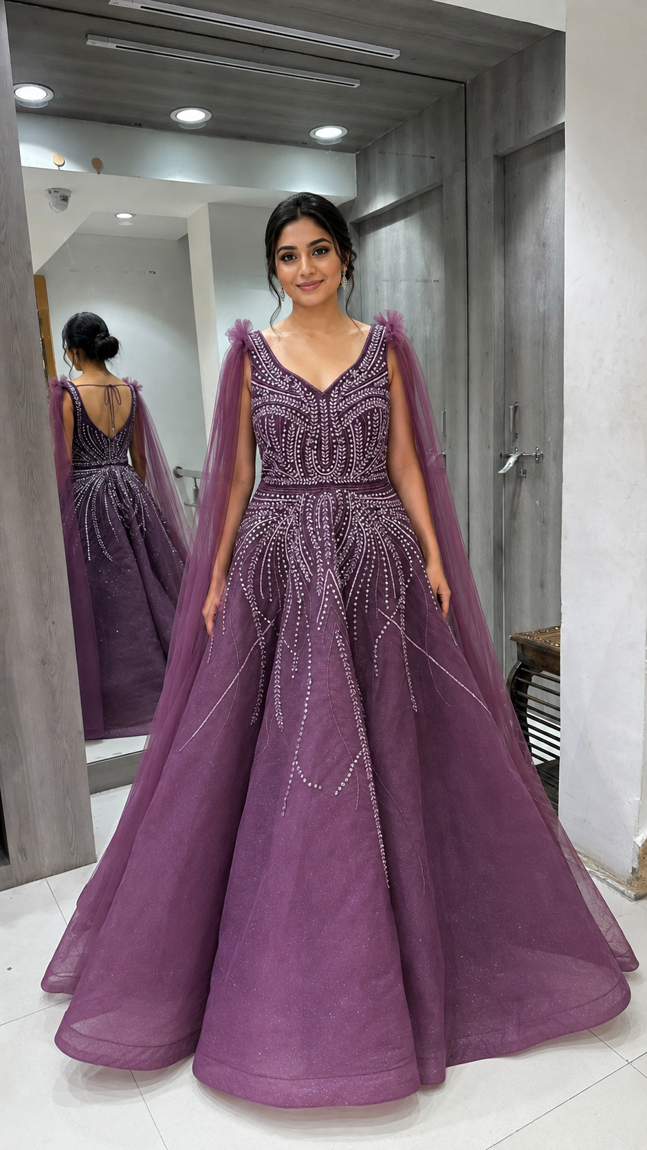 Mauve-Plum GOWN