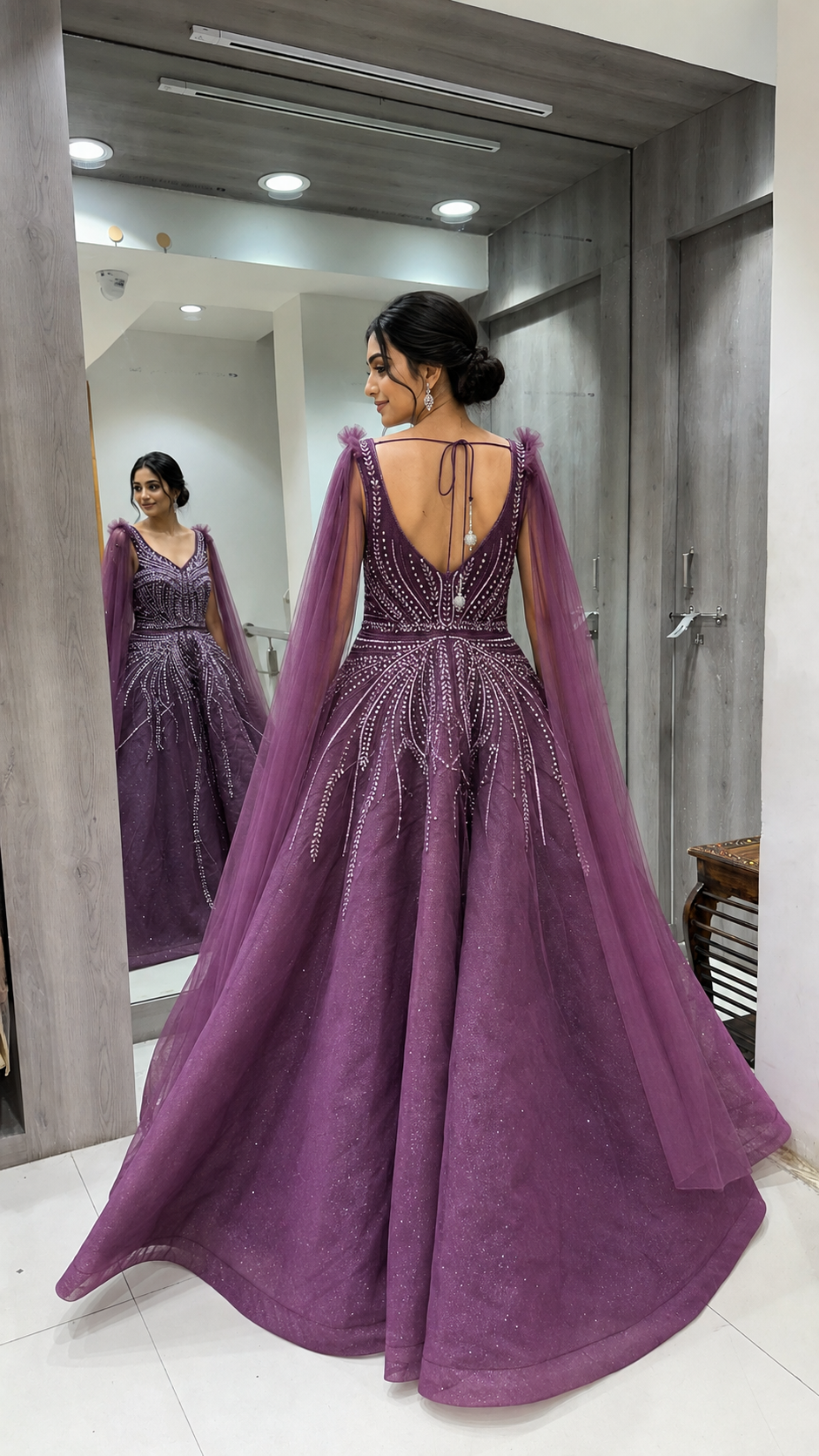 Mauve-Plum GOWN