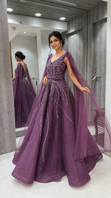 Mauve-Plum GOWN