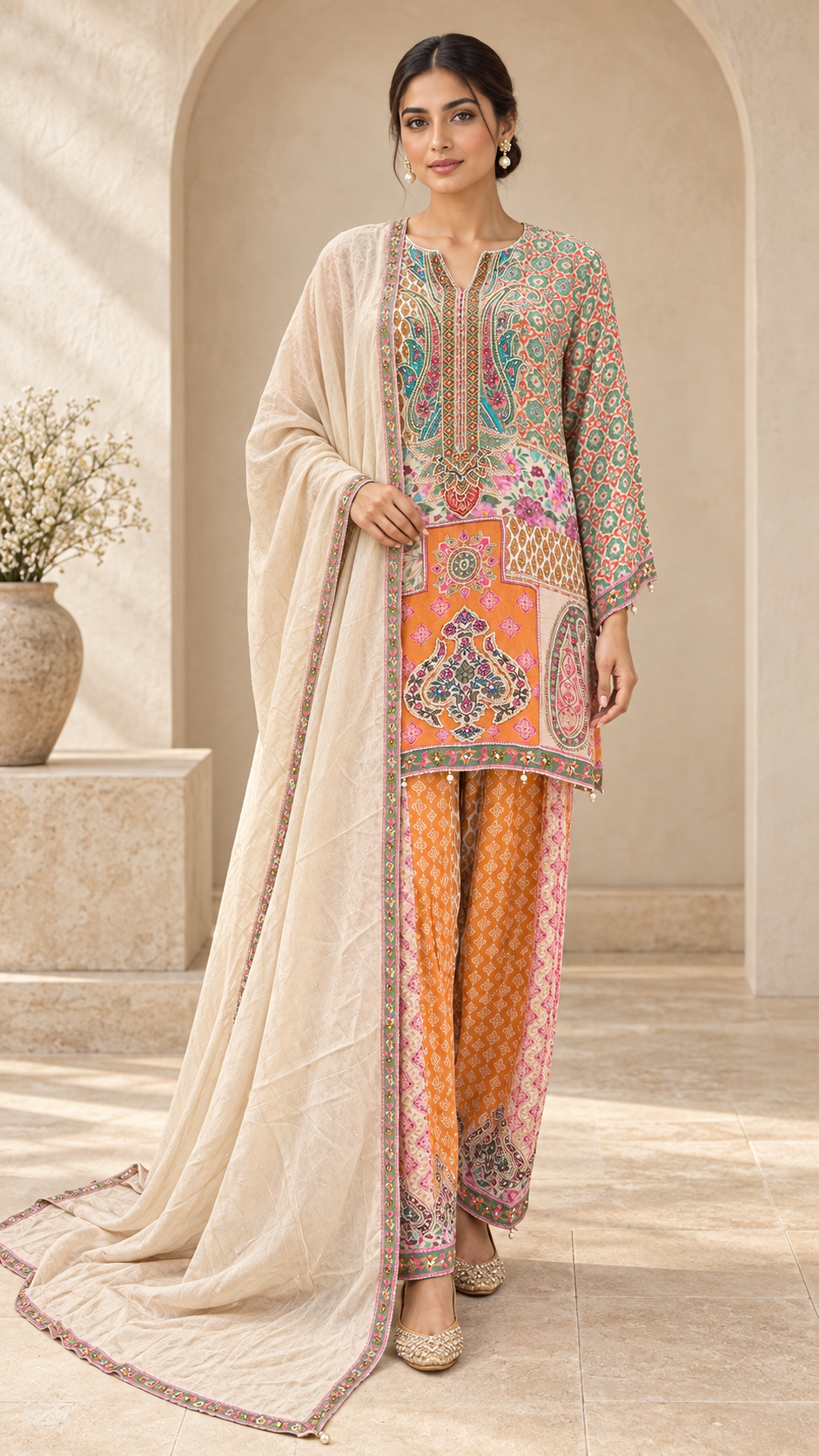 Floral Prints Indo western