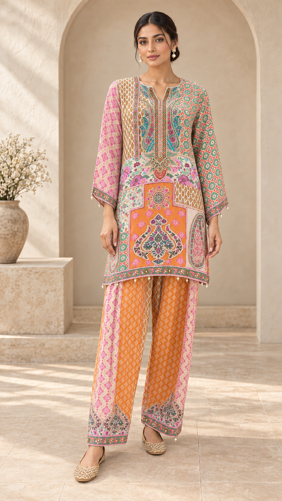 Floral Prints Indo western