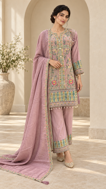 Dusty mauve Suit
