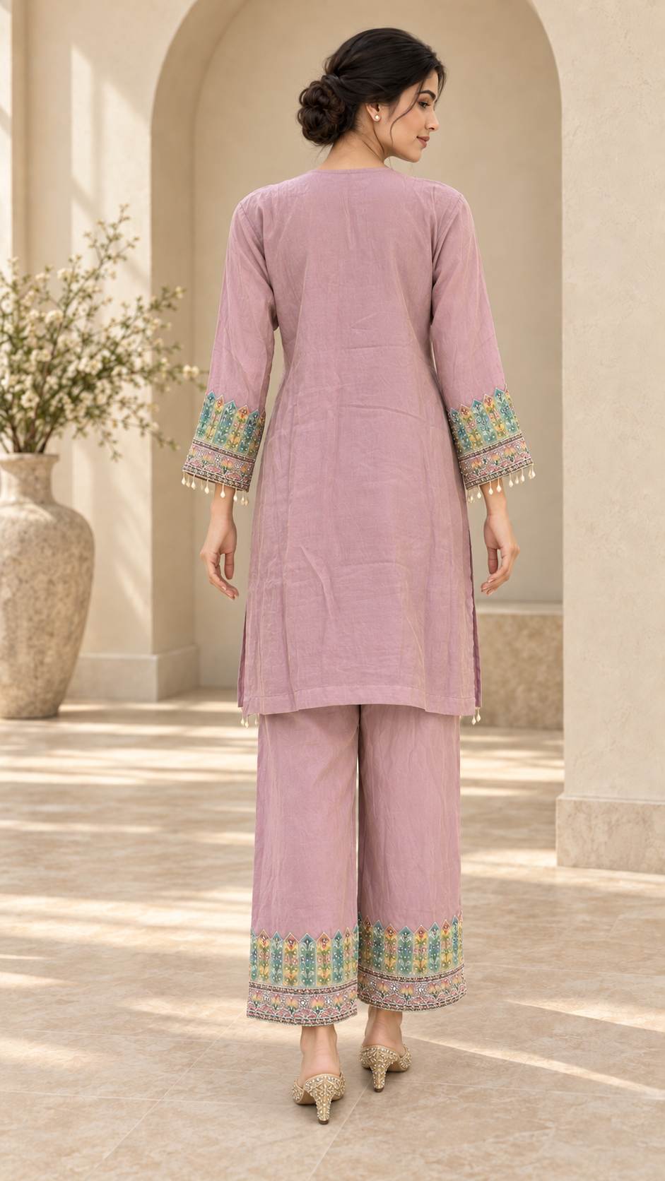 Dusty mauve Suit