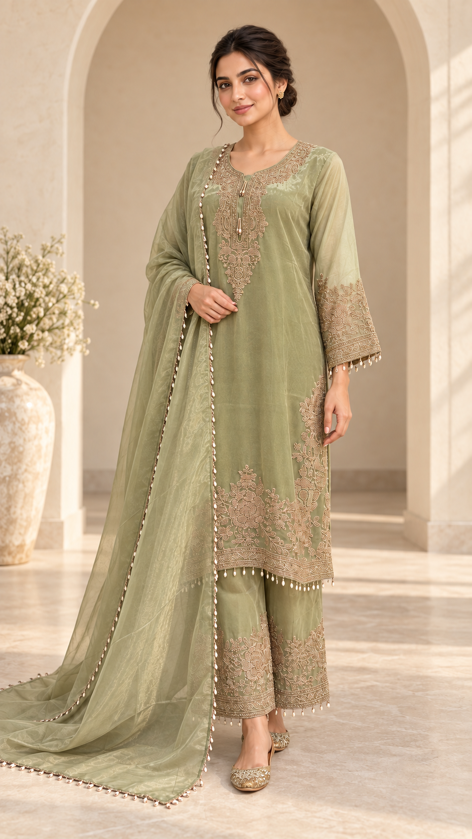 Sage Green Suit
