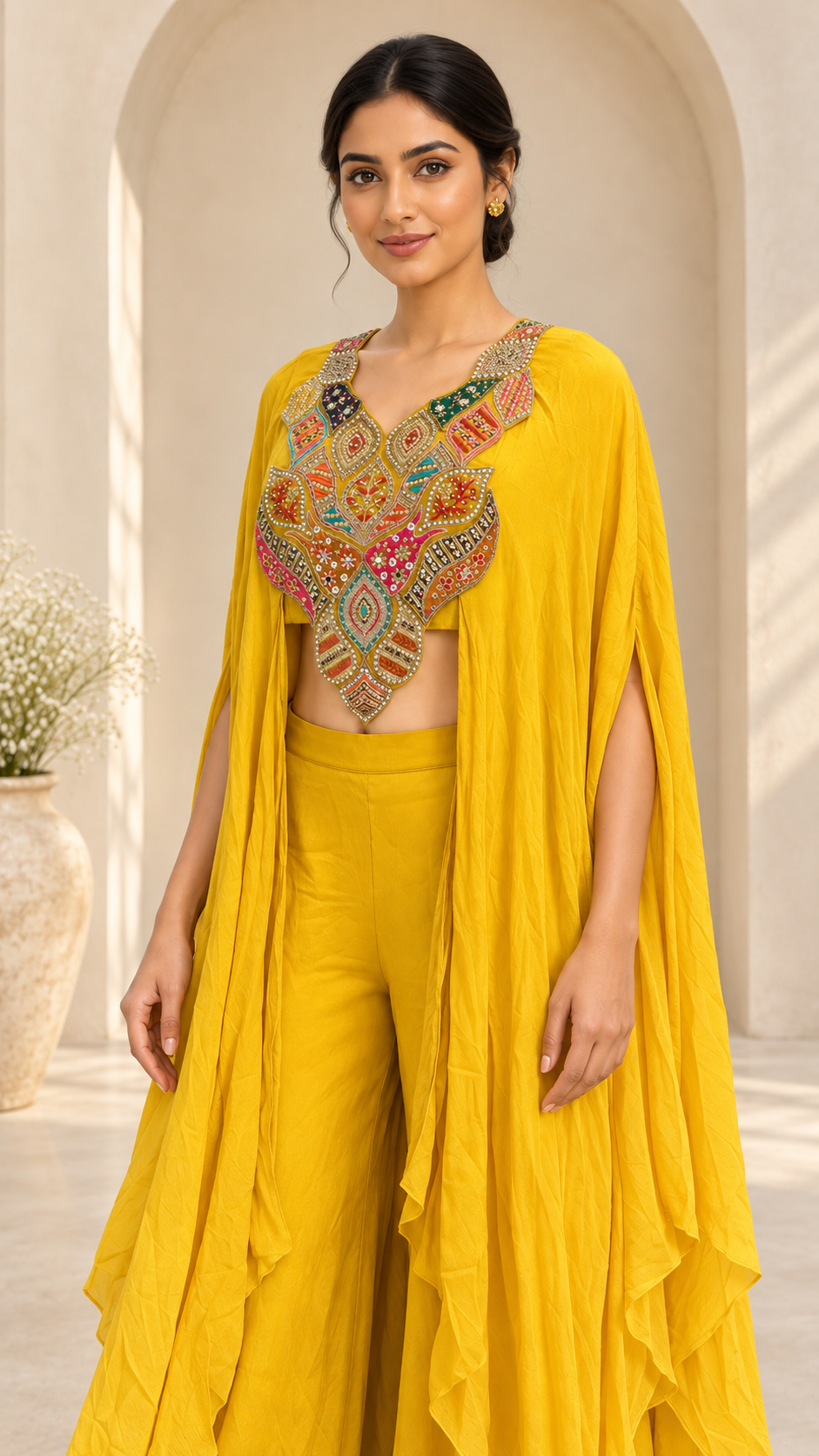 Mustard Cape Indo western