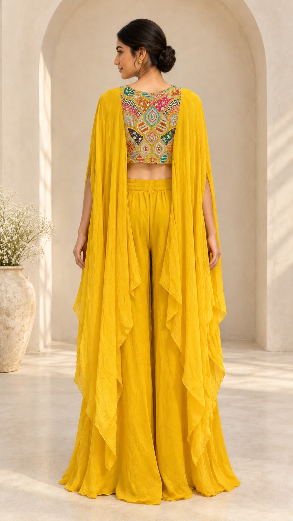 Mustard Cape Indo western