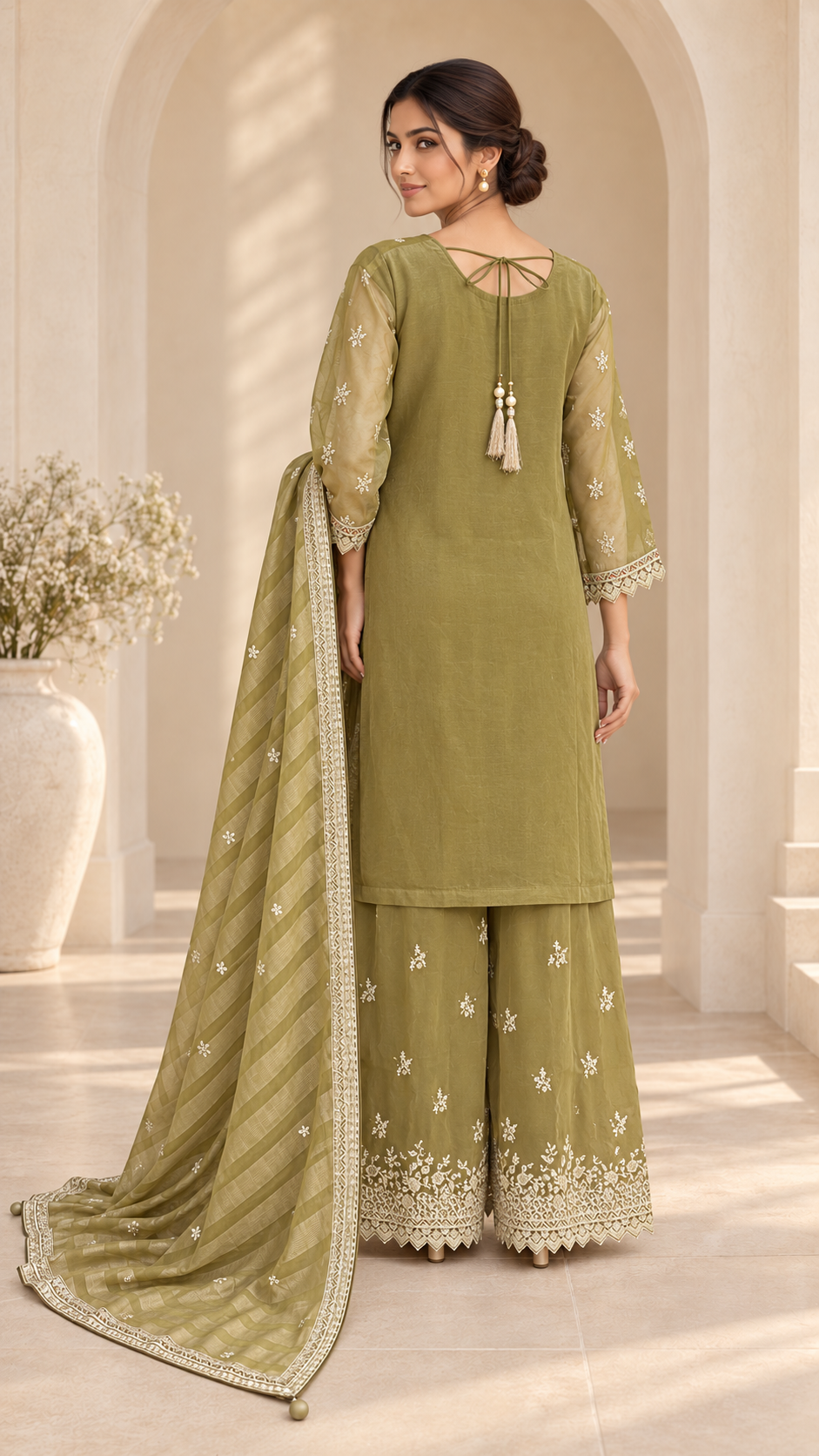 Olive Green Palazzo