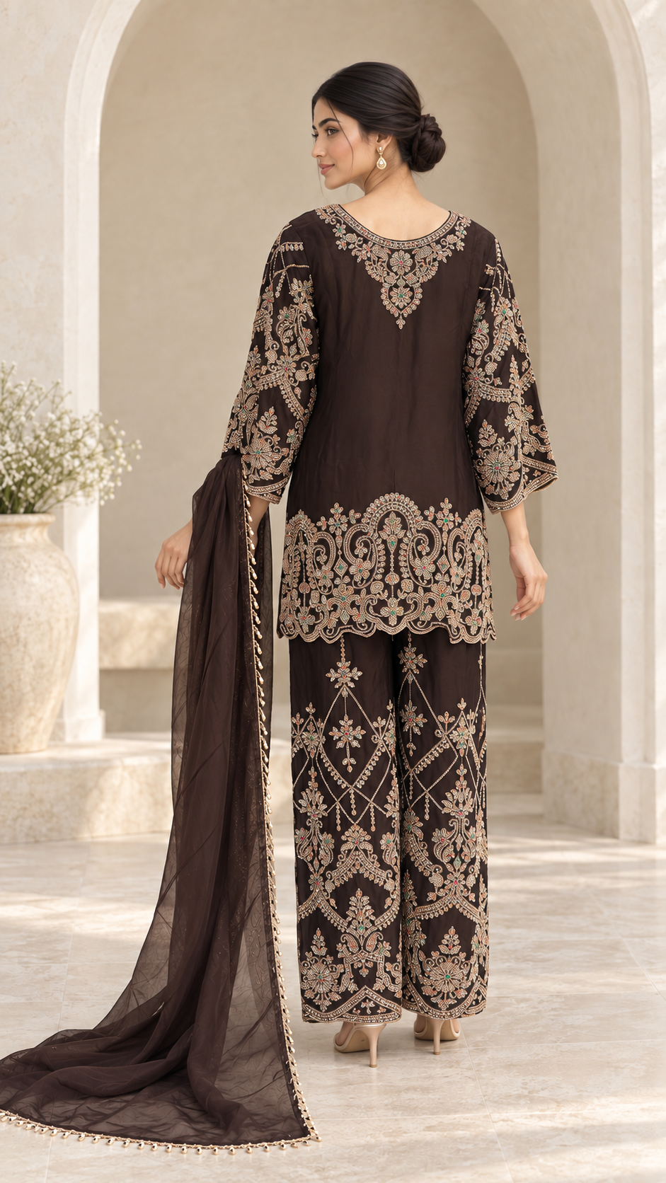 Espresso Brown Palazzo