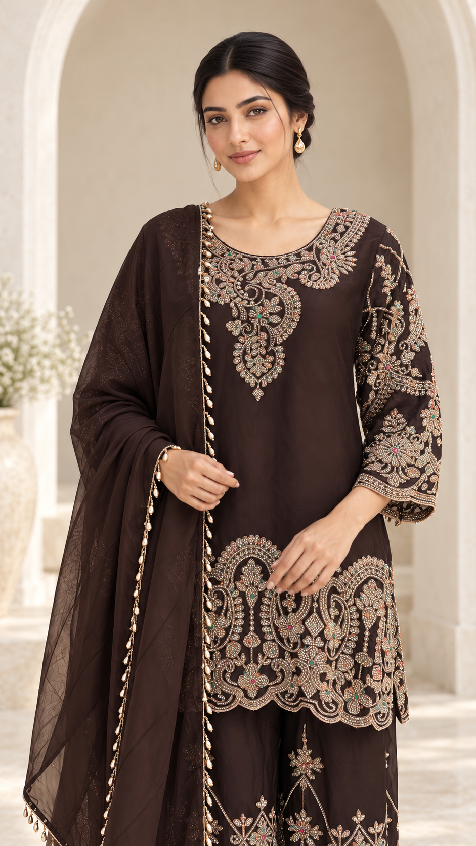 Espresso Brown Palazzo