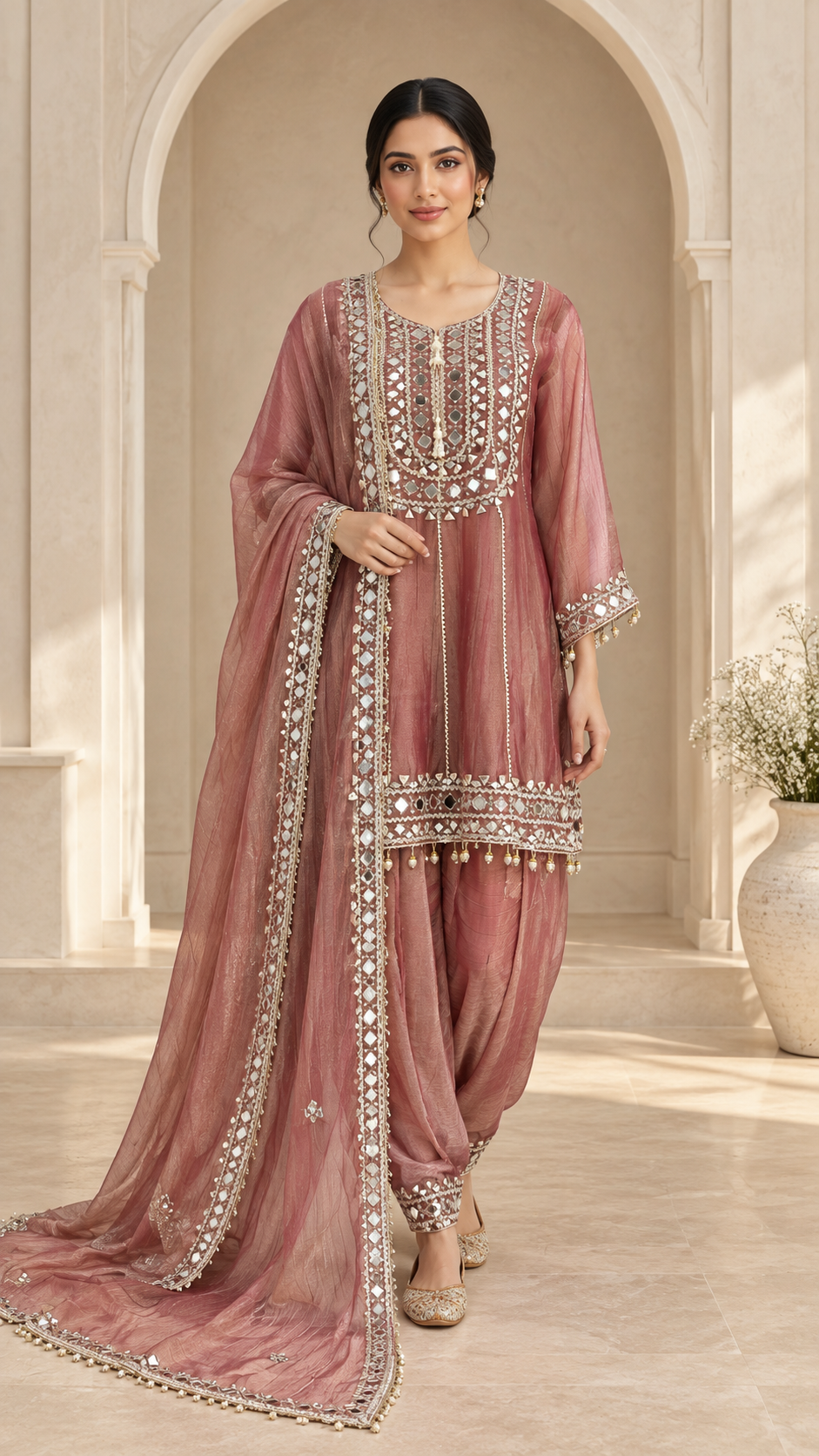 Dusty Rose Patiyala