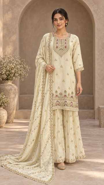 Elegant Ivory Palazzo