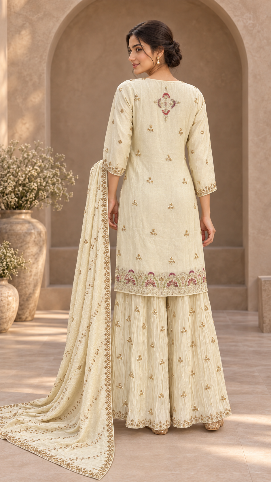 Elegant Ivory Palazzo