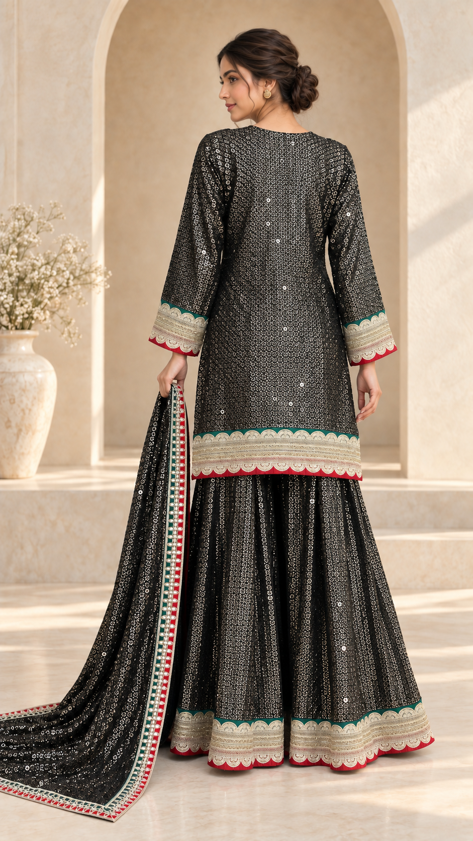 Elegant Black Palazzo