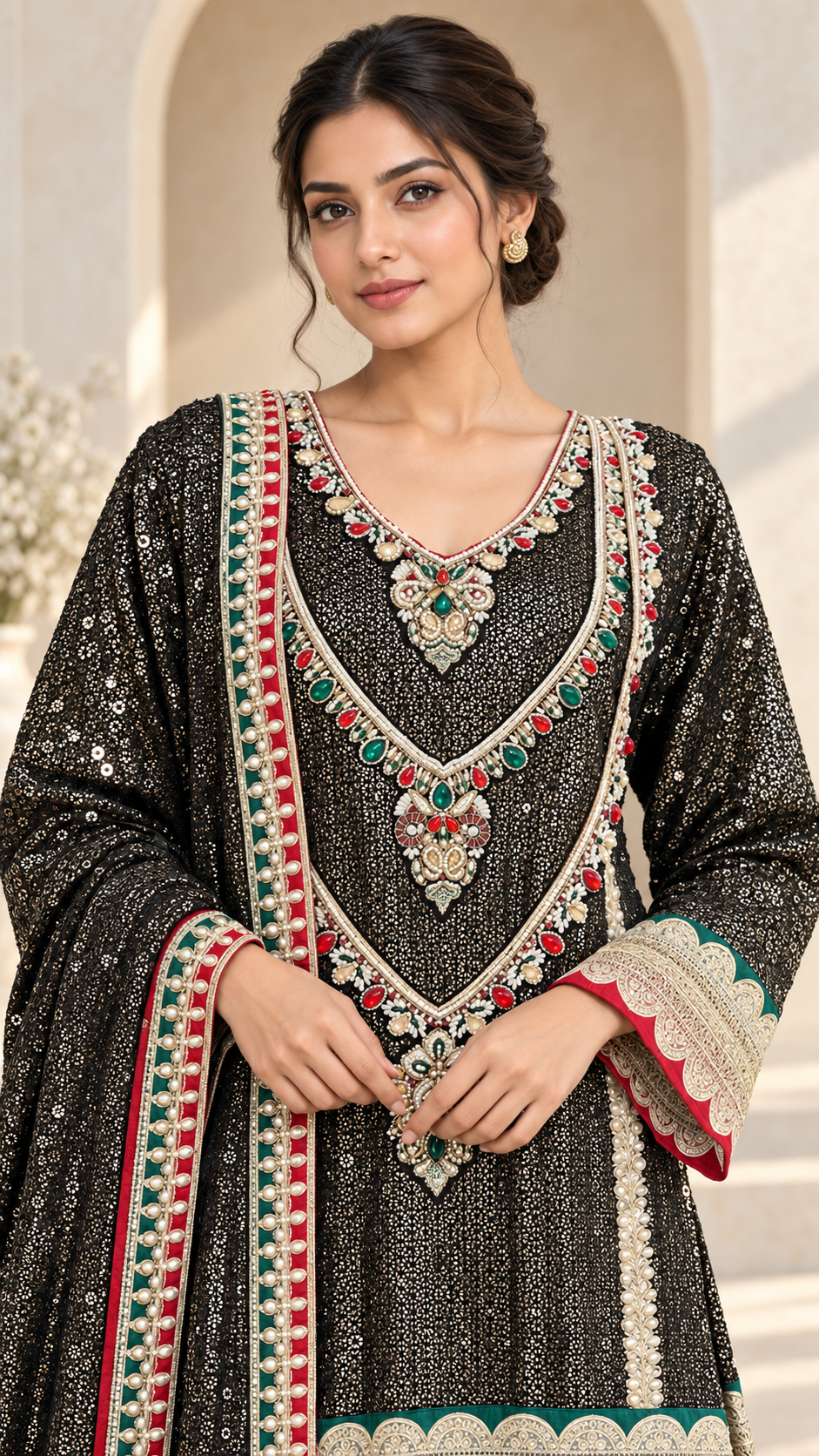 Elegant Black Palazzo