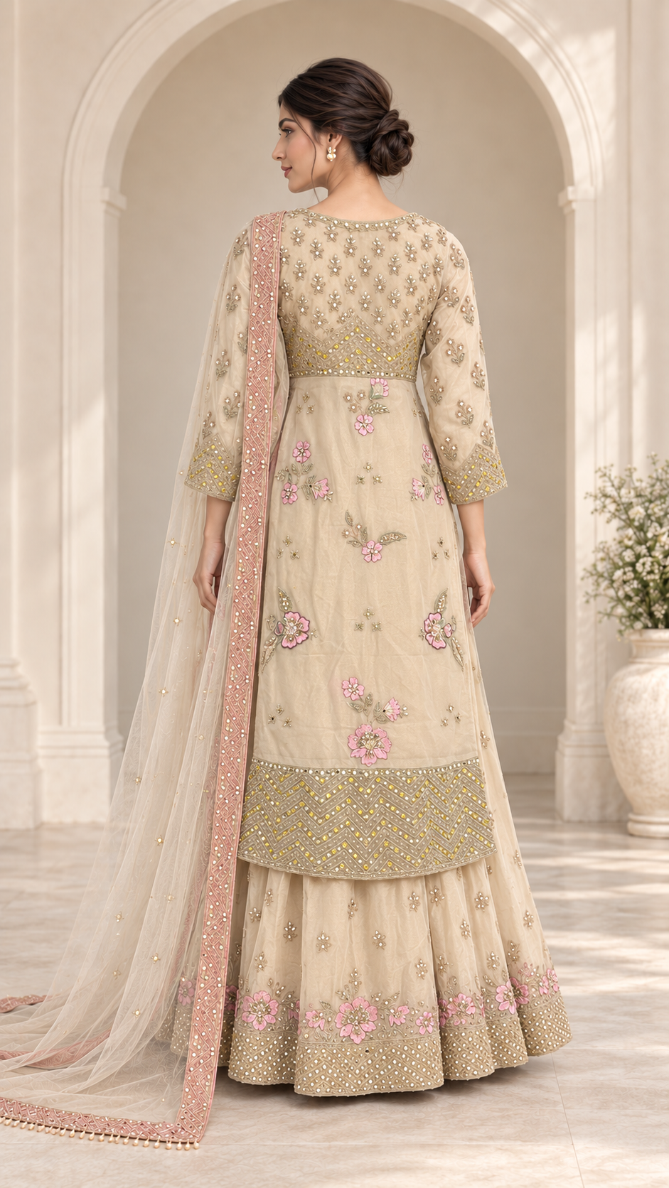 Champagne Beige Lehenga
