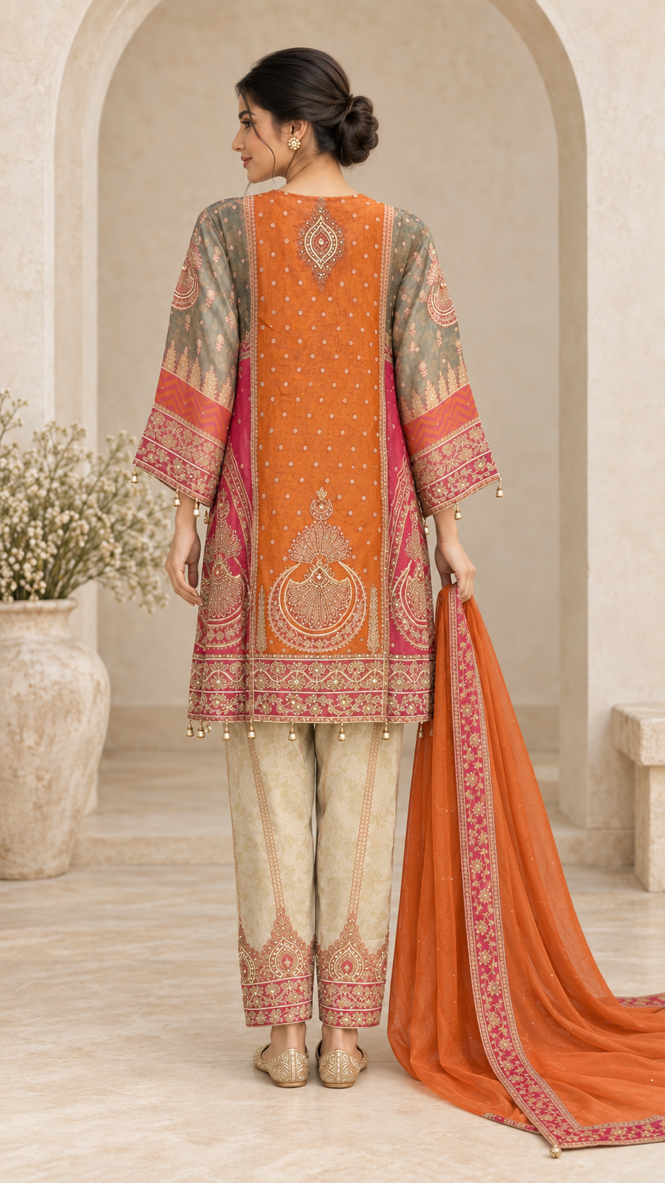 Rust Orange Suit
