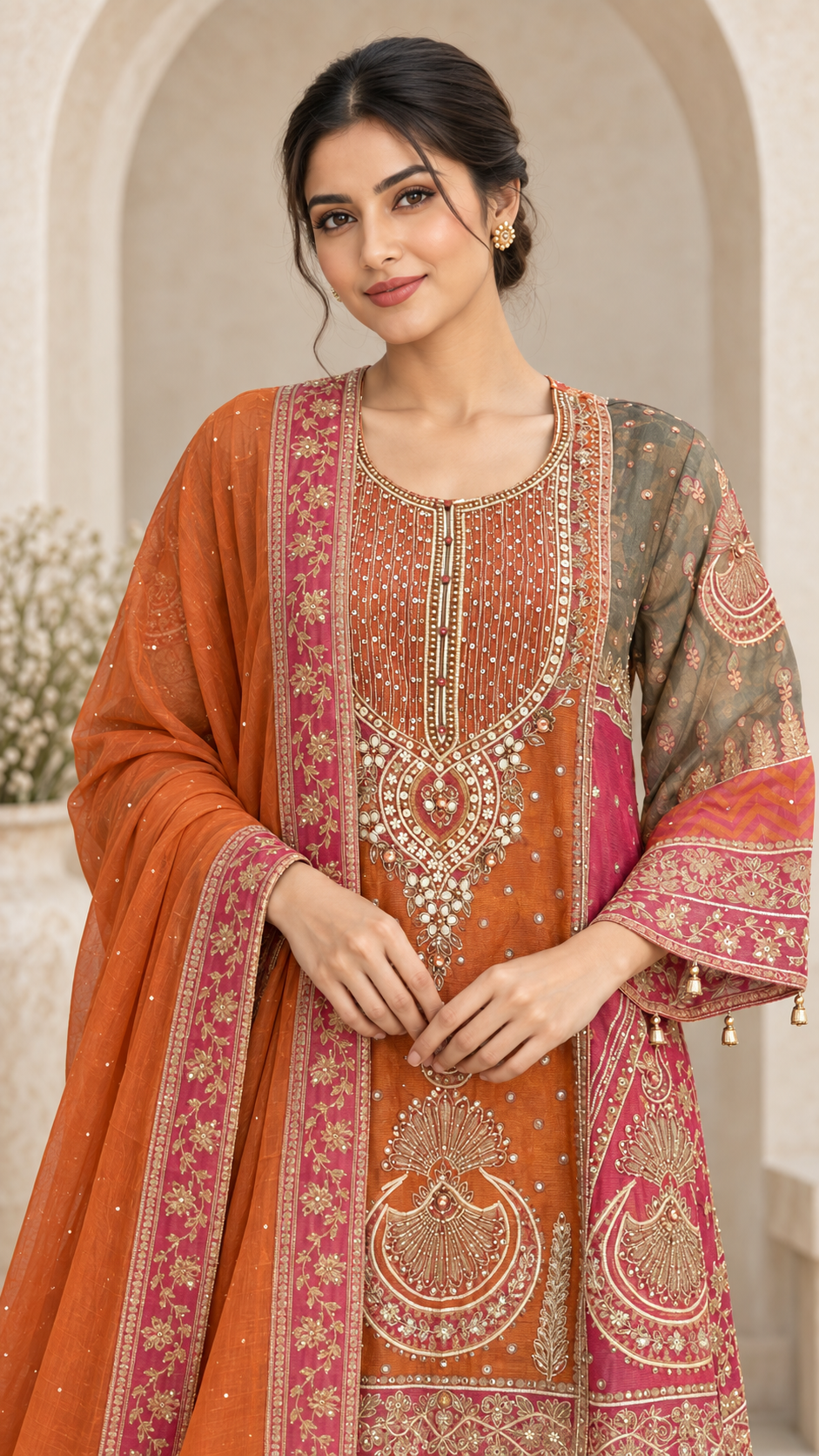 Rust Orange Suit