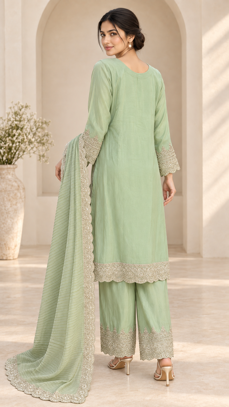 Pistachio Mint Palazzo