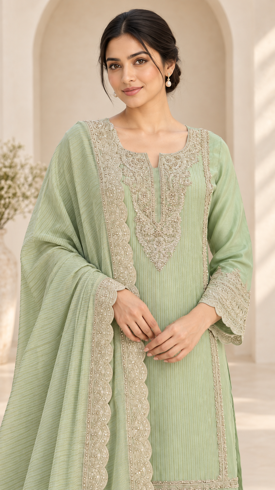 Pistachio Mint Palazzo