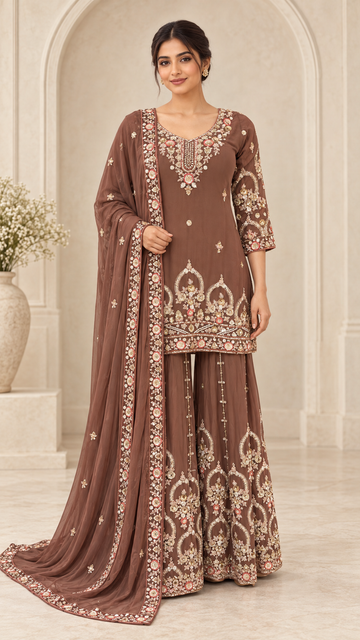 Dusty Brown Palazzo