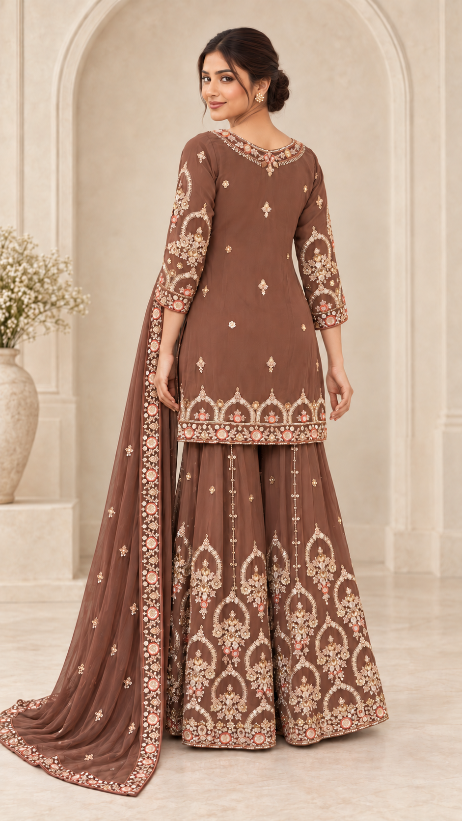 Dusty Brown Palazzo