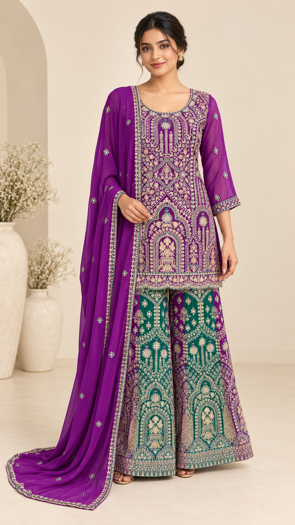 Royal Purple Palazzo