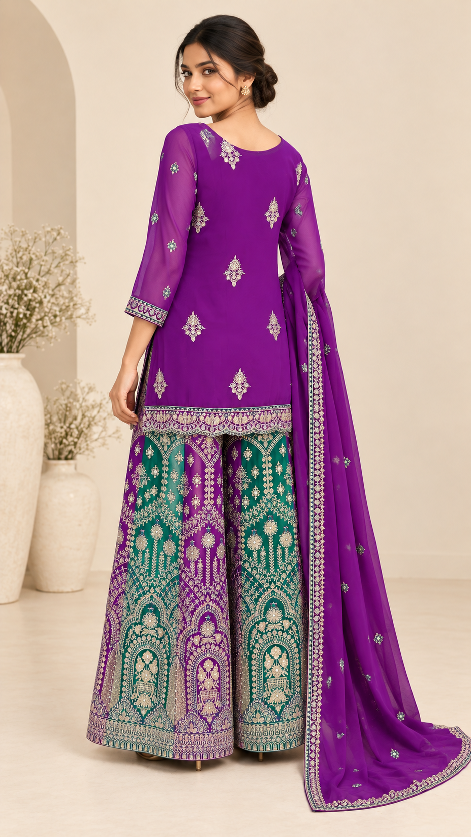 Royal Purple Palazzo