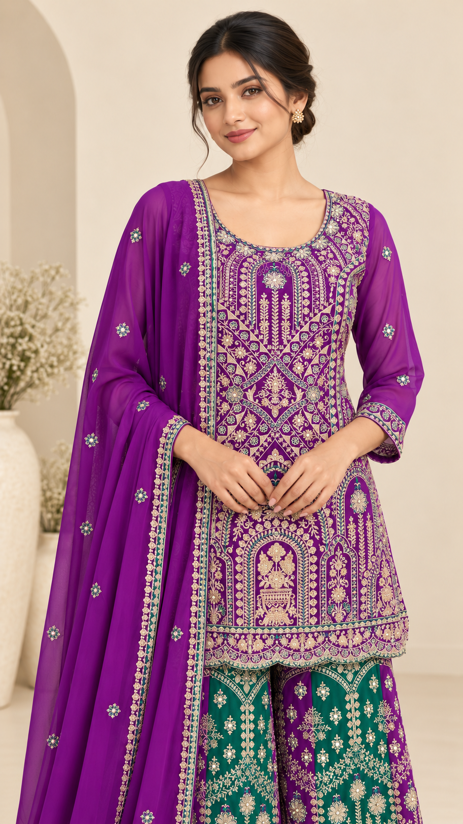 Royal Purple Palazzo