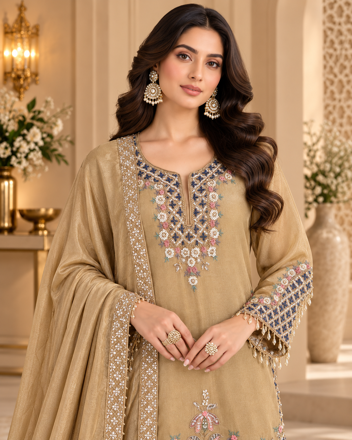 Champagne Gold Palazzo