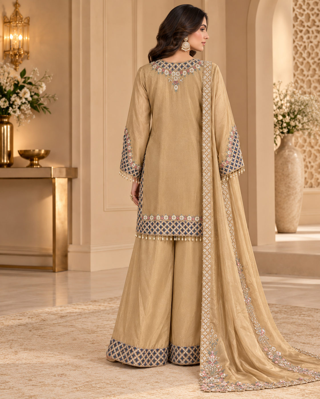 Champagne Gold Palazzo