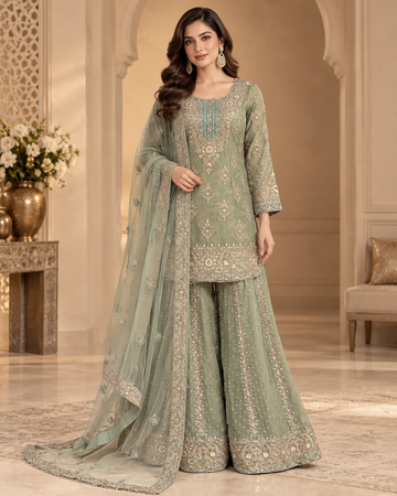 Pistachio Green Palazzo