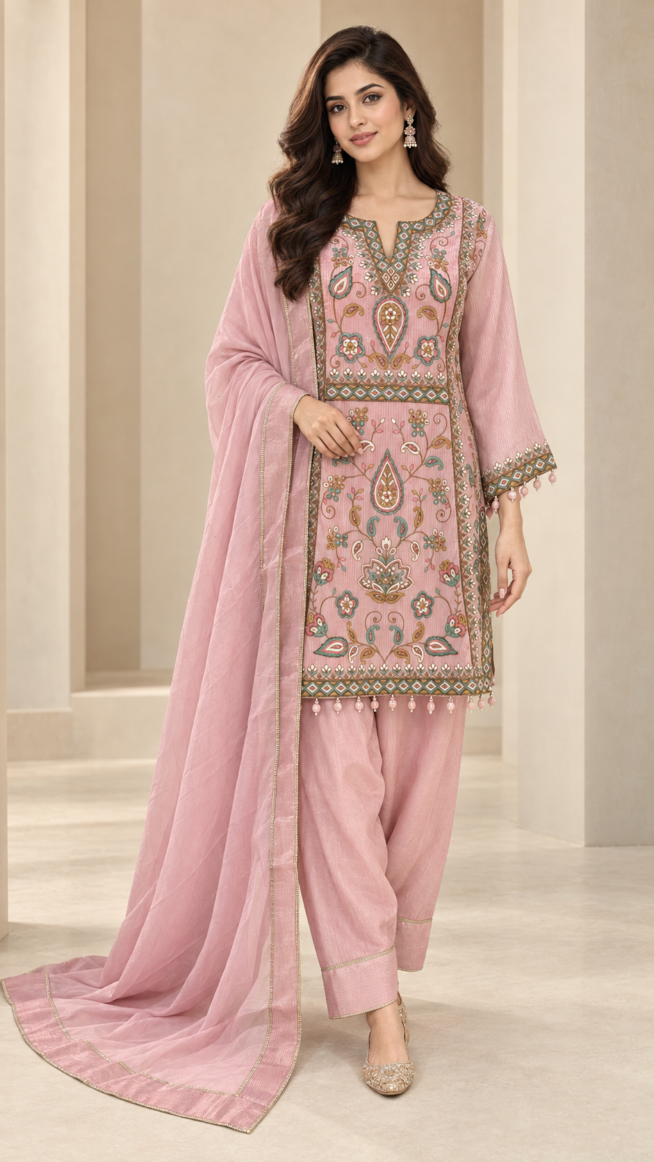 Blush Pink Suit
