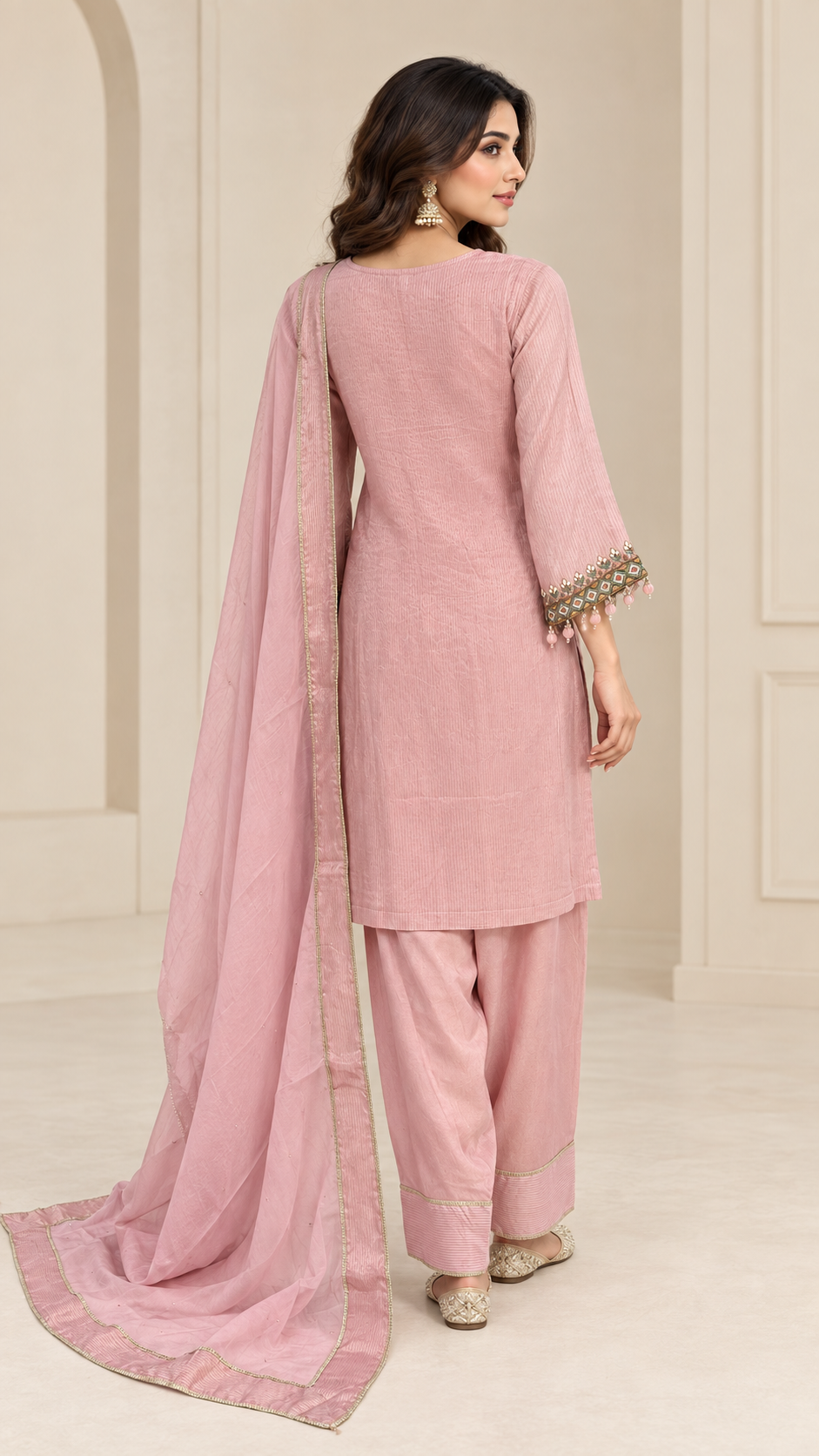 Blush Pink Suit