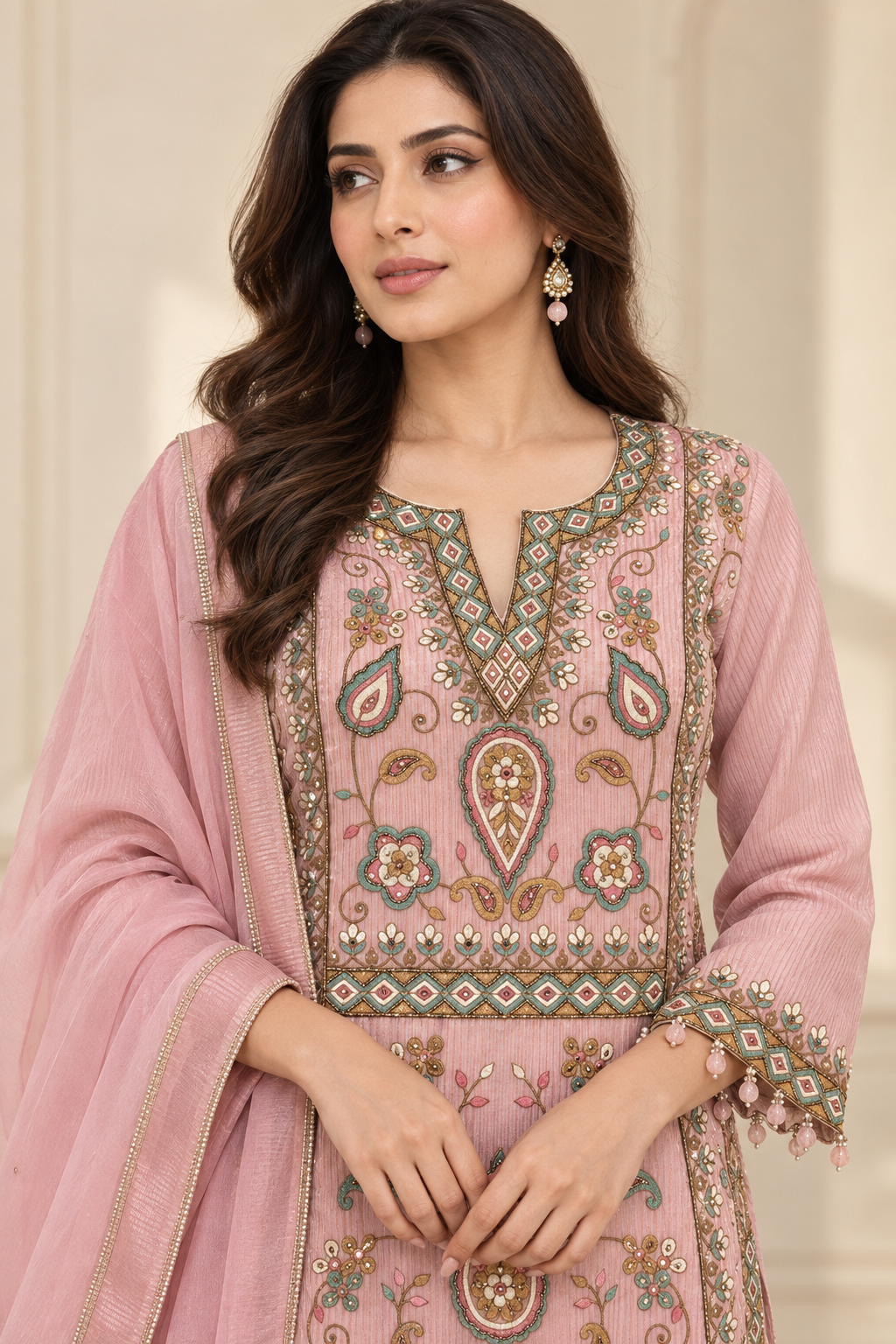 Blush Pink Suit