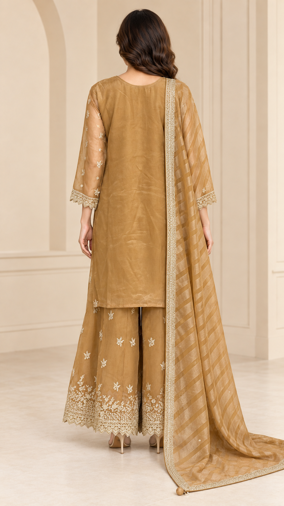 Golden Beige Palazzo