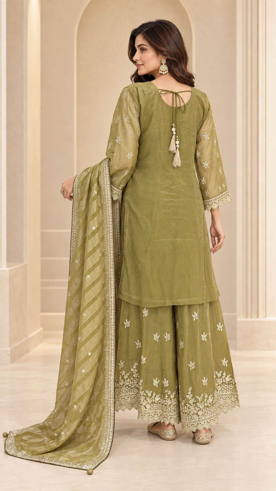 Olive Green Palazzo
