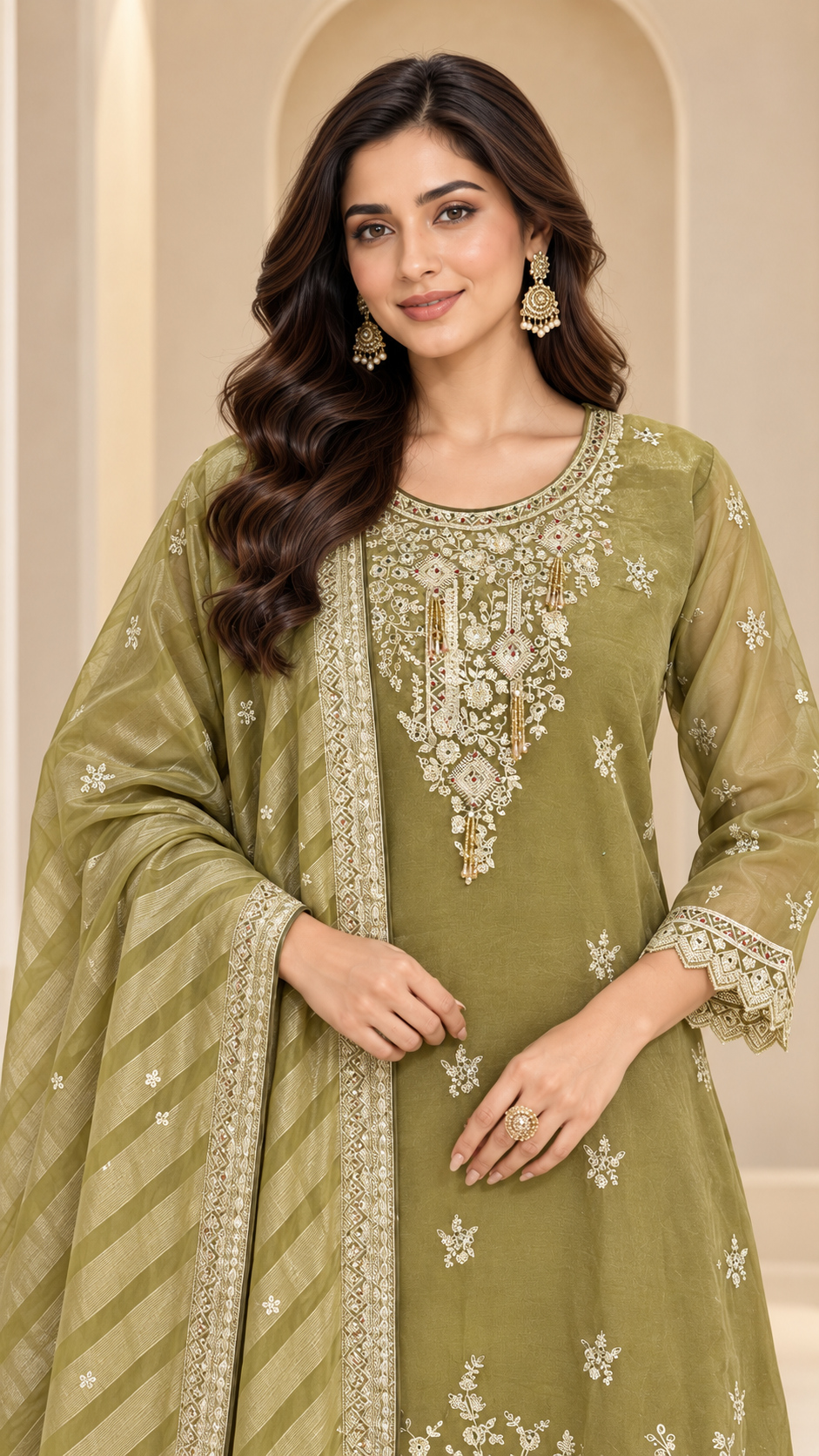 Olive Green Palazzo