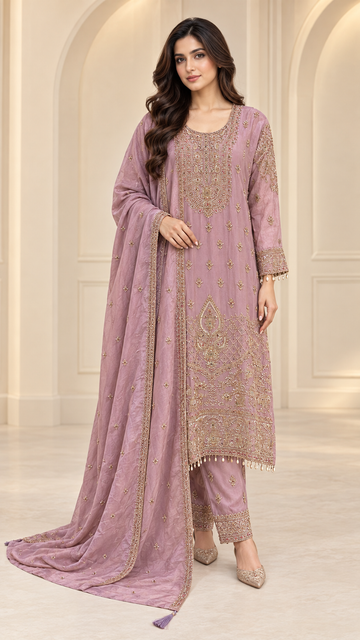 Dusty Mauve Suit