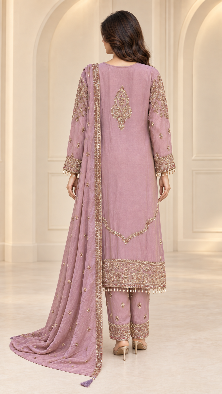 Dusty Mauve Suit
