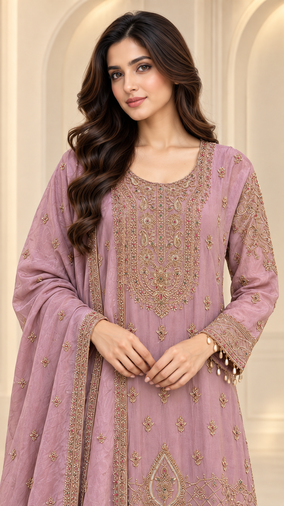 Dusty Mauve Suit