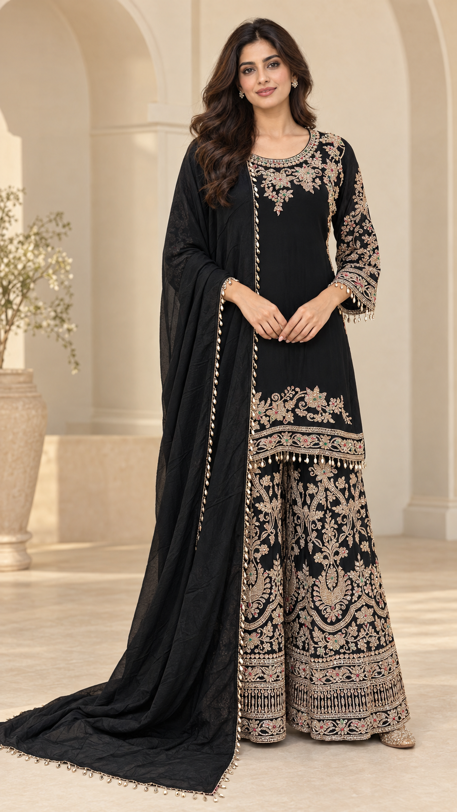 Jet Black Palazzo