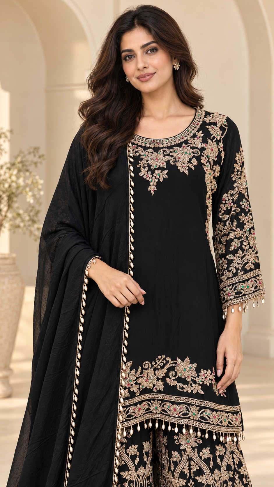 Jet Black Palazzo