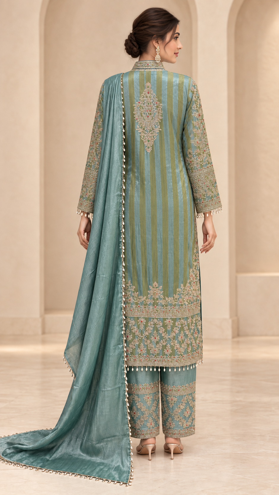 Sea-Green Palazzo