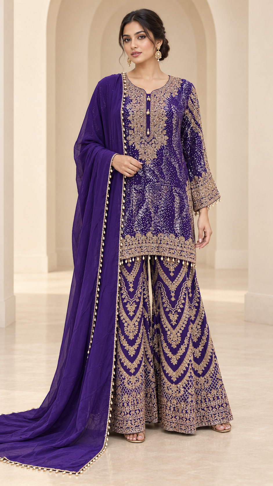 Royal Purple Palazzo