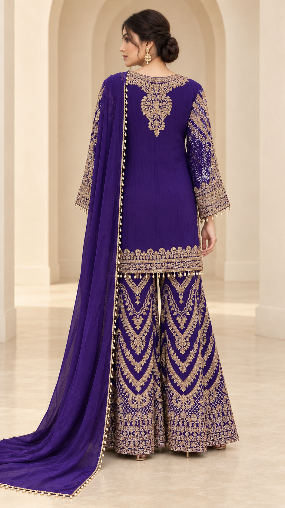 Royal Purple Palazzo