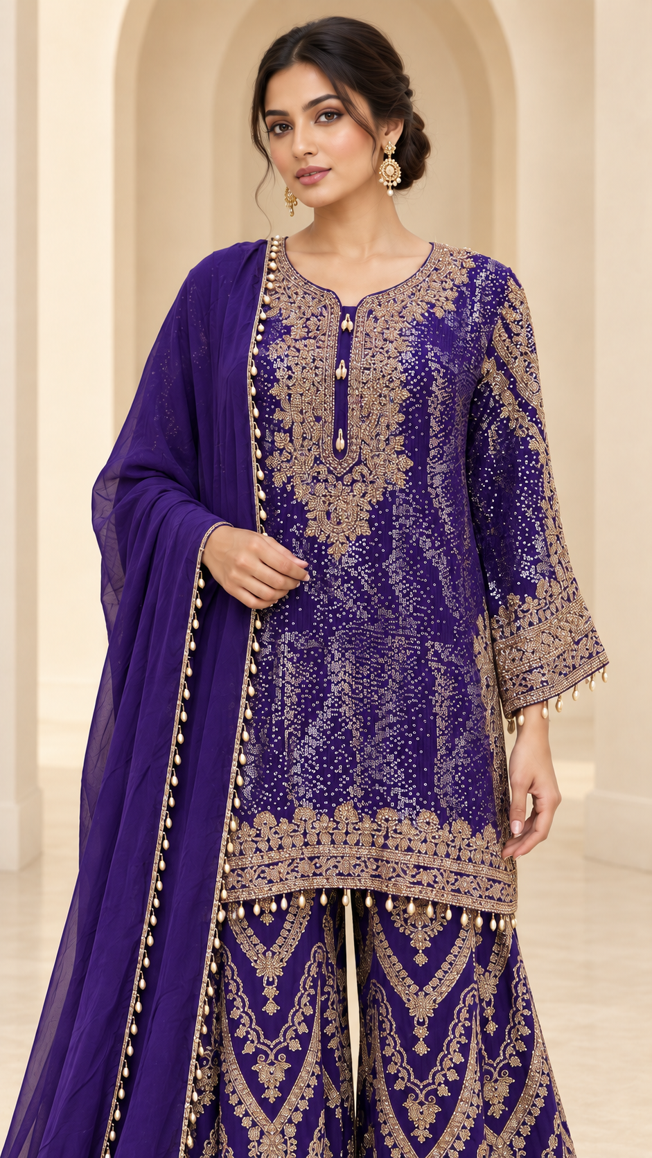 Royal Purple Palazzo